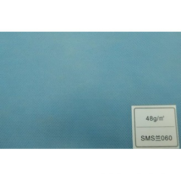 SMS Material Médico, Tecido SMS, Light-Blue 48GSM